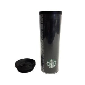 Starbucks Tumbler Travel Mug 20oz Double‎ Wall Insulated Hot Cold Drink Black